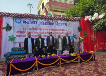 रुपन्देहीमा भारत सरकारको सहयोगमा विद्यालय भवन निर्माणको शिलान्यास