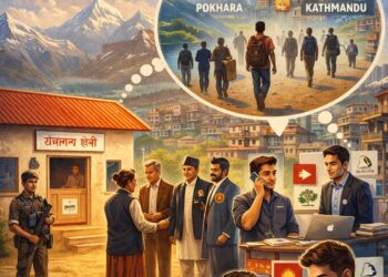 मुस्ताङका उम्मेदवारलाई मतदाता खोज्न बाहिर निस्कनुपर्ने चुनौती !