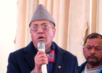 नेपाल अन्तर्राष्ट्रिय परिस्थितिको दबाबमा पर्दै गएको छ: एमाले सचिव भट्टराई ।
