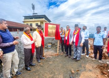 Foundation Stone Laid for New Building at Janhit Secondary School in Kavrepalanchowk