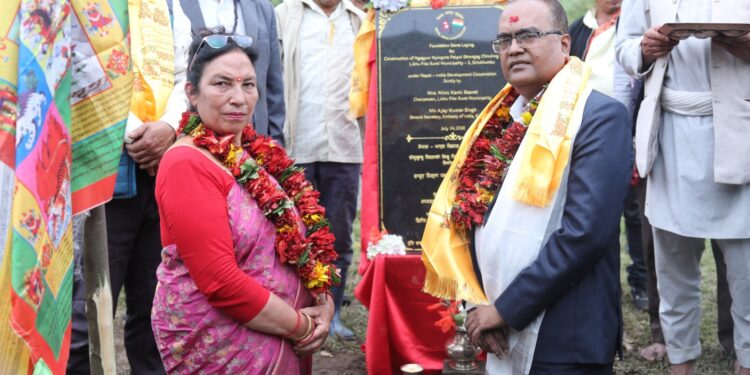 सोलुखुम्बुमा भारत सरकारको सहयोगमा गुम्बा भवन निर्माणको शिलान्यास