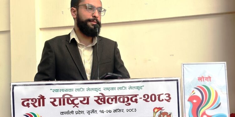 दसौं राष्ट्रिय खेलकुद निर्धारित मितिमै हुने, अब द्विविधा नराख्न मन्त्री पोखरेलको आग्रह